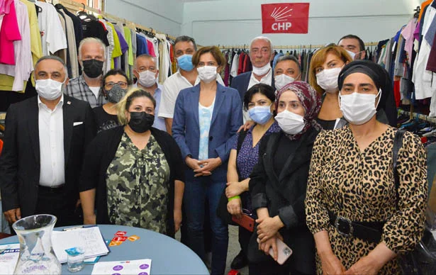 CHP İstanbul İl Başkanı Dr. Canan Kaftancıoğlu, Komşu Mahalle Dayanışması