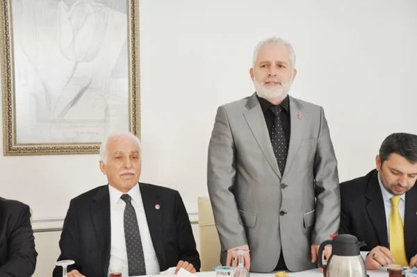 Saadet Partisi Genel Başkanı Mustafa Kamalak, Prof Dr. Necmettin Erbakan’ı