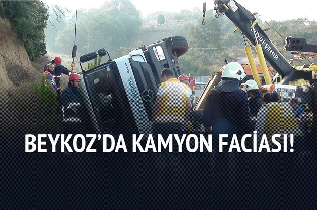 Beykoz Çavuşbaşı'nda Beykoz Belediyesi'nin temizlik işlerini yürüten Yön Temizlik'e ait