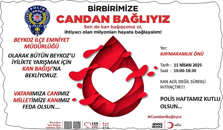Beykoz’da Polis Haftası Kan Bağışı Kampanyası 3 kan j 5mrlPKCt