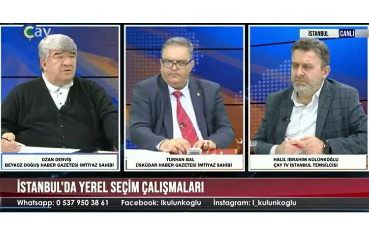 Beykoz’un tanınan simalarından Ozan Derviş katıldığı bir televizyon programında Beykoz’daki