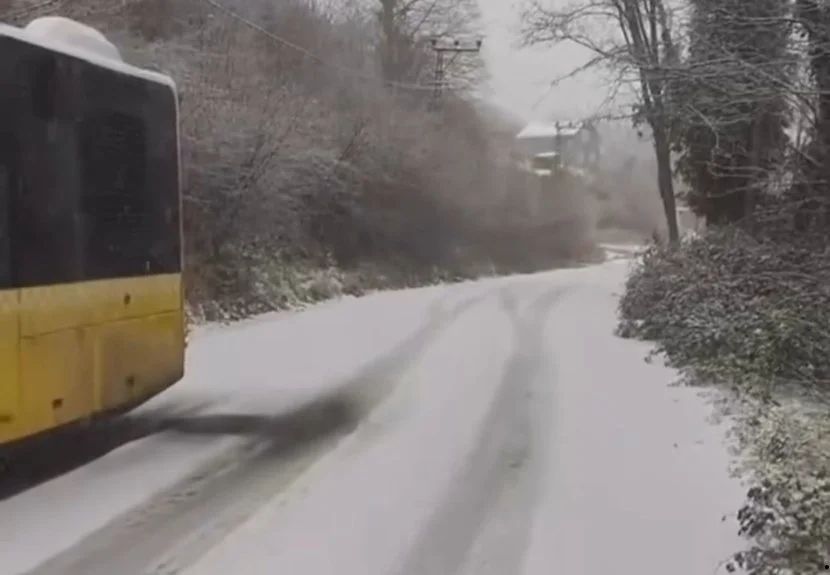 Günler öncesinden duyurular yapılan Altay Kar Fırtınası İstanbul'a giriş yaptı.