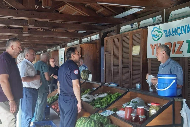 İl Tarım ve Orman Müdürü Ahmet Yavuz Karaca, Beykoz'daki sebze