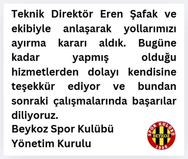 TFF 2. Lig Beyaz Grubundaki İstanbul Temsilcilerinden Beykoz A.Ş. de