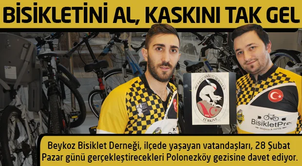 Beykoz Bisiklet Derneği, ilçede yaşayan vatandaşları, 28 Şubat Pazar günü