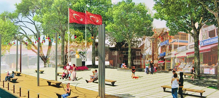 Anadolukavağı'nın meydan düzenlemesinde sona yaklaşılırken, vatandaşlar sıkıntılarını Dost Beykoz'a iletti.