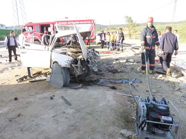 Beykoz Riva yolunda hafta sonu sabah 07.30 sıralarında meydana gelen