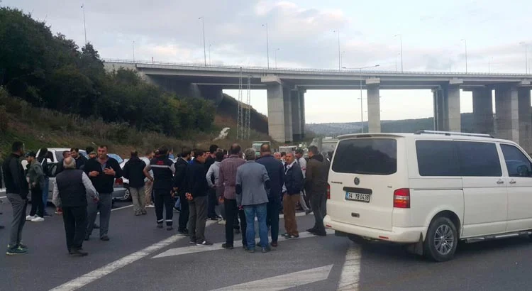 Beykoz Riva yolu ulaşıma kapatıldı 1