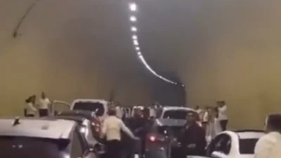 Beykoz Kaymakamı Fatih Ürkmezer, tüneli kapatan 9 araca ve sürücüsüne