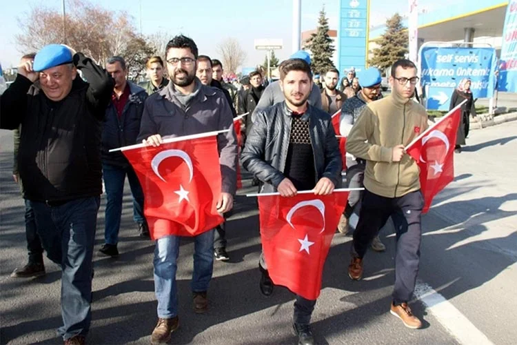 Beykoz’un 150 eski komandosu, 17 Aralık 2016’da Zincidere 1’inci Komando