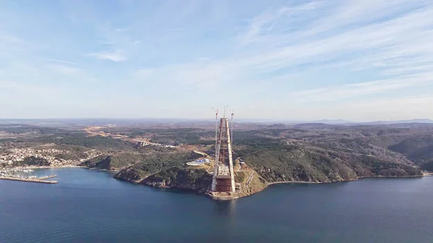 İstanbul Boğazı'nın Karadeniz'e bakan, Beykoz ve Sarıyer arasında yapımı devam