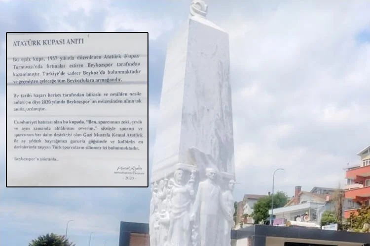 Beykoz Spor Kulübü tarihinin en önemli övünç vesilesi olan "Atatürk