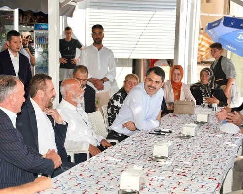 Önceki dönem Çevre Bakanı Murat Kurum Milletvekili olarak Beykoz'u ilk