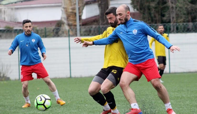 TFF Bölgesel Amatör Lig maçları için hazırlıklarını sürdüren Beykoz 1908