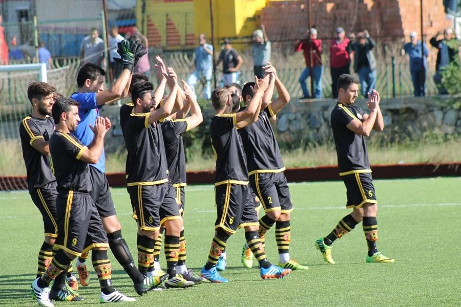 Mecidiyeköyspor ile gerçekleşem müsabakada tek gol uzatma anlarında Uğur Öztürk'den