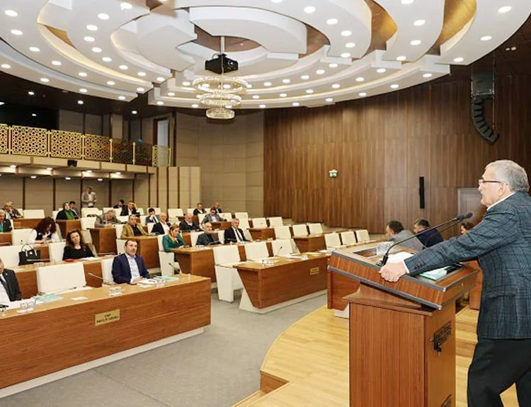 Beykoz Belediyesi’nin 2022 Yılı Faaliyet Raporunun görüşüldüğü oturumda konuşan Başkan