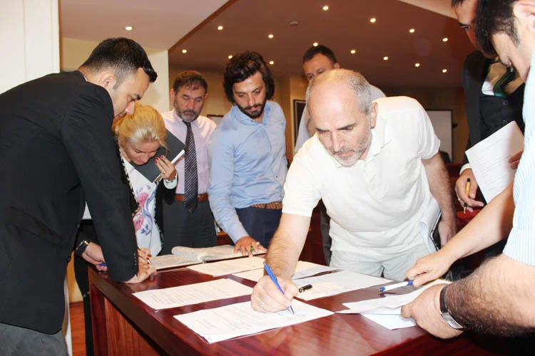 Beykoz Belediyesi Meclis üyeleri, oturum sonrası 9 Eylül Cuma günü