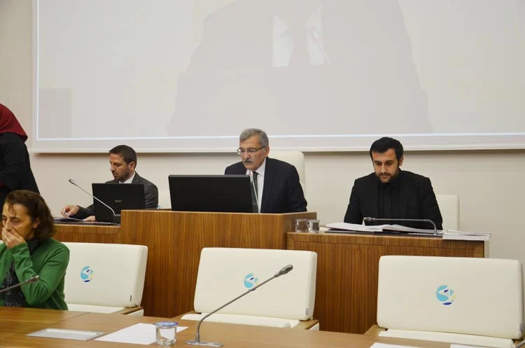 Beykoz Belediye Meclisi Nisan ayı 2. olağan toplantısı, Meclis Salonu'nda