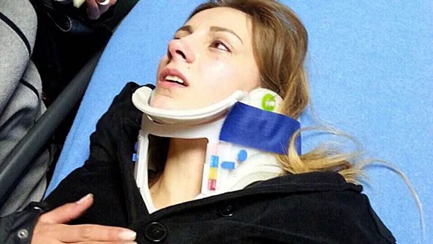 'İki Dünya Arasında' dizisinin oyuncuları tehlikeli bir kaza atlattı. Cumhuriyetköy-Polonezköy