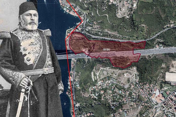 Hüseyin Avni Paşa'nın torunları, FSM Köprüsü'nün Beykoz Anadoluhisarı’ndaki ayaklarının olduğu