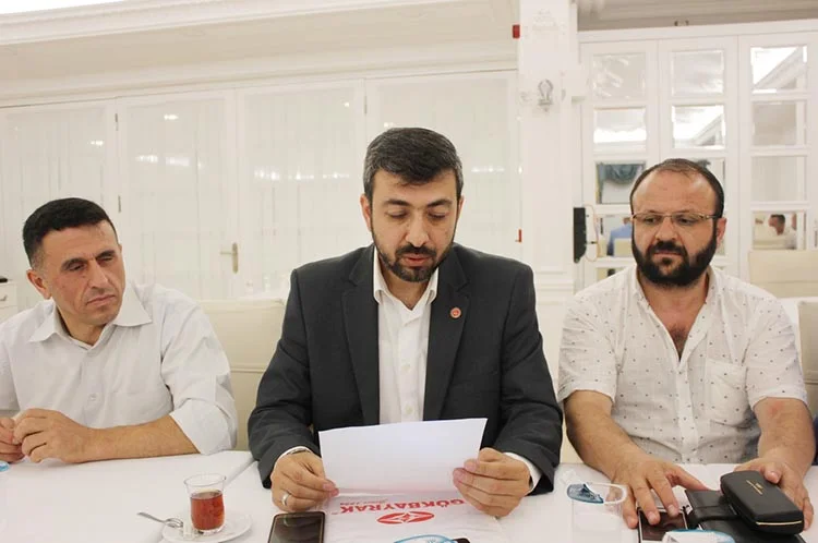 SP Beykoz İlçe Başkanı Şeref Kaçmaz, 30 Temmuz Pazar günü