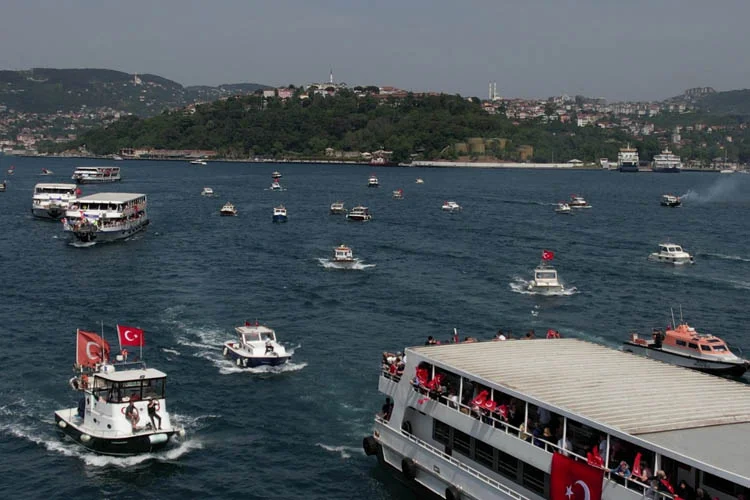 İstanbul'un fethinin 569. yıl dönümünde Atatürk Havalimanında düzenlenen etkinlikte Beykoz