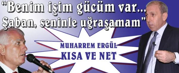 Muharrem Ergül kısa ve net konuştu! 1 muharrem er mans DmDPTlPGre