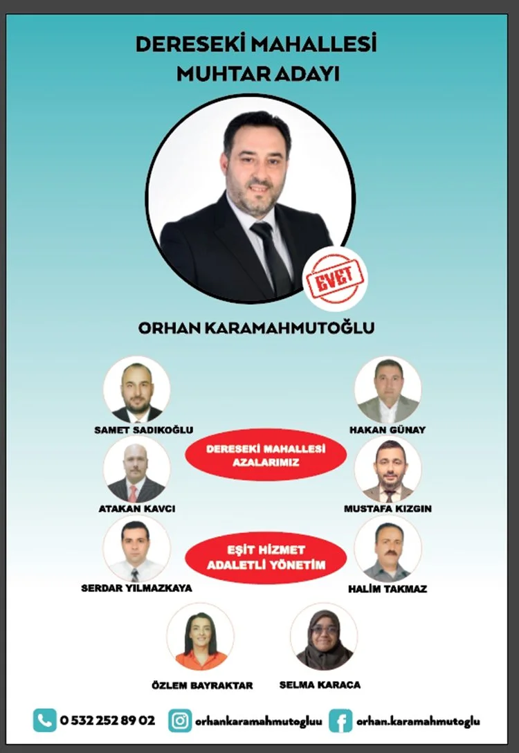 Beykoz Dereseki Muhtar adayından MOBESE vaadi 6 muhtar