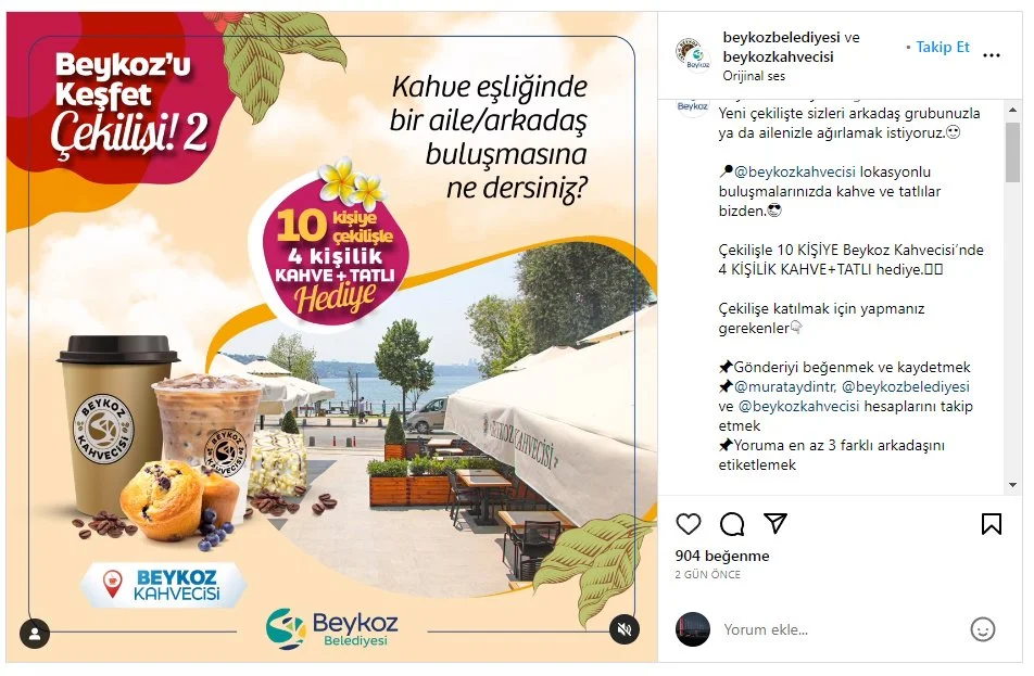 Beykoz Belediye Başkanı çekilişle takipçi arttırıyor 1 murat3 KAm8 JDqKN