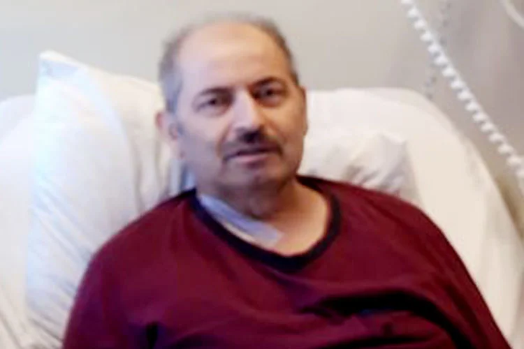 Beykoz Kavacık Mahallesi'nin eski muhtarlardan Mustafa Güngör, tedavi gördüğü hastanede