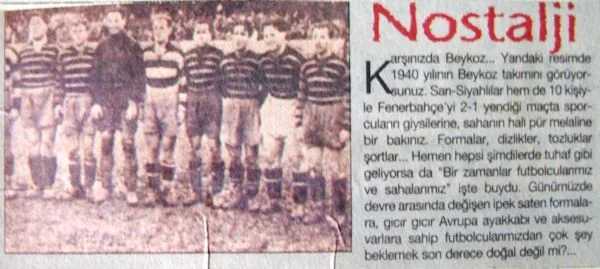 Beykozspor 1908 Yılında Ahmet Mithad Efendi ve bir grup arkadaşı