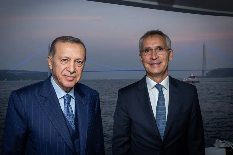 Cumhurbaşkanı Recep Tayyip Erdoğan, NATO Genel Sekreteri Jens Stoltenberg'i Beykoz
