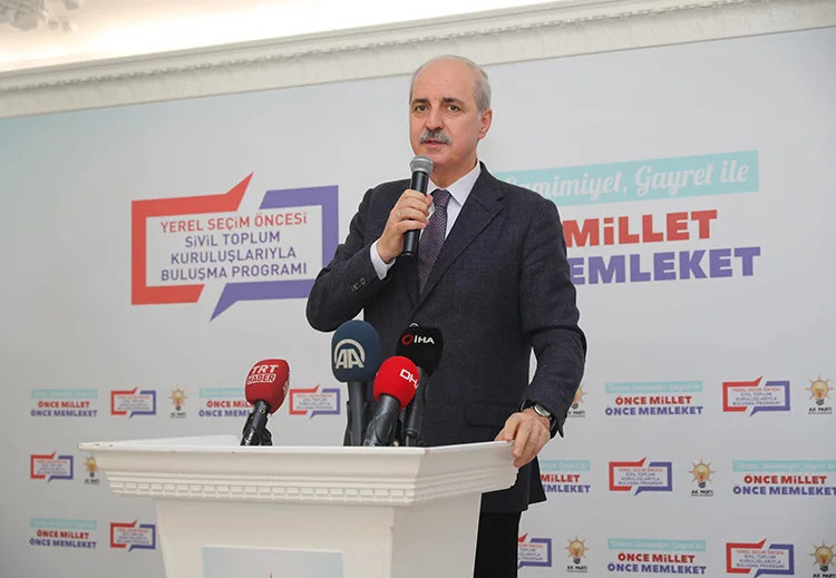 Beykoz Korusu Sosyal Tesisleri’nde STK temsilcilerine hitap eden AK Parti