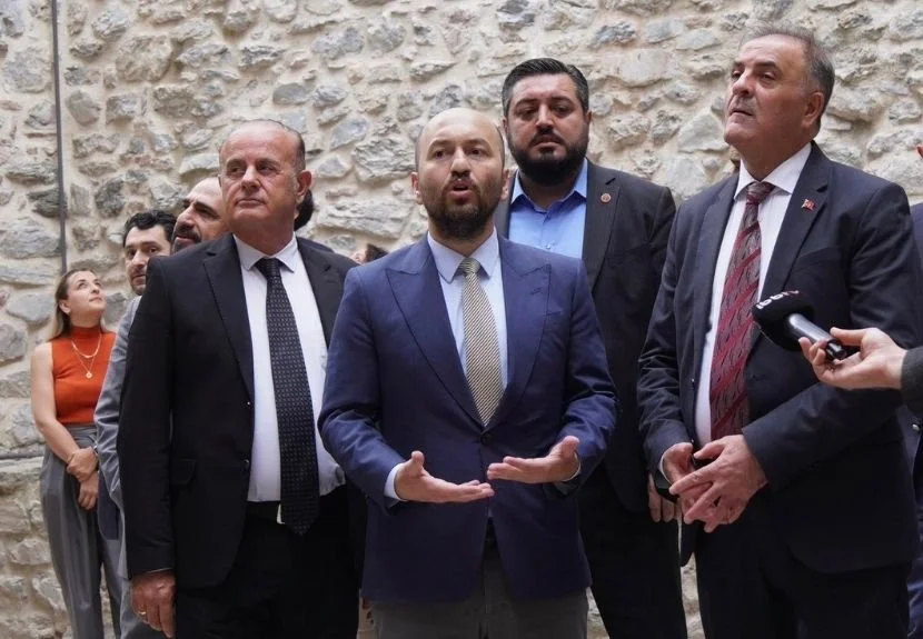 İstanbul Büyükşehir Belediyesi Başkanvekili Nuri Aslan ve beraberindeki heyet Beykoz