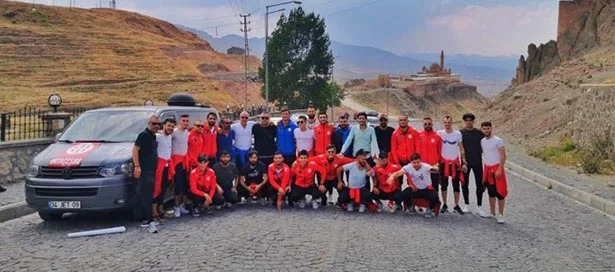 İstanbul Süper Amatör lig Takımlarından Ortaçeşmespor kafilesi kamp için gittiği