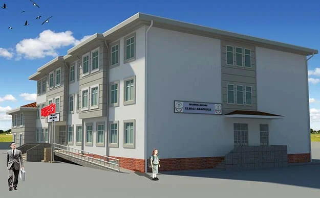 Beykoz Belediyesi, Elmalı İlkokulu’nu modern bir projeyle yeniliyor, öğrenciler pırıl