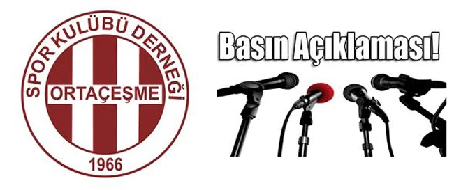 'Ortaçeşme Spor Kulübü bir işadamına satılacak' türündeki dedikodulara Kulüp Başkanı