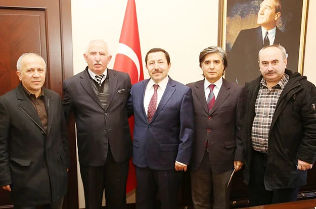 Beykozlu Ordu Mesudiyeliler Derneği Yöneticileri, Ordu Valisi Balkanlıoğlu’nu makamında ziyaret