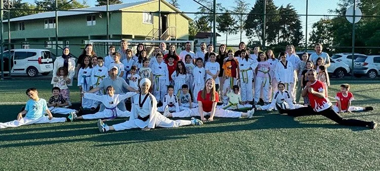 Örnekköy’de çocuklar tekvando yapıyor 1 ornekkoy haber