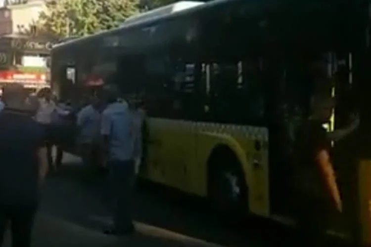 İETT'ye bağlı Beykoz Soğuksu Mahallesi - Üsküdar otobüsü yolda kalınca