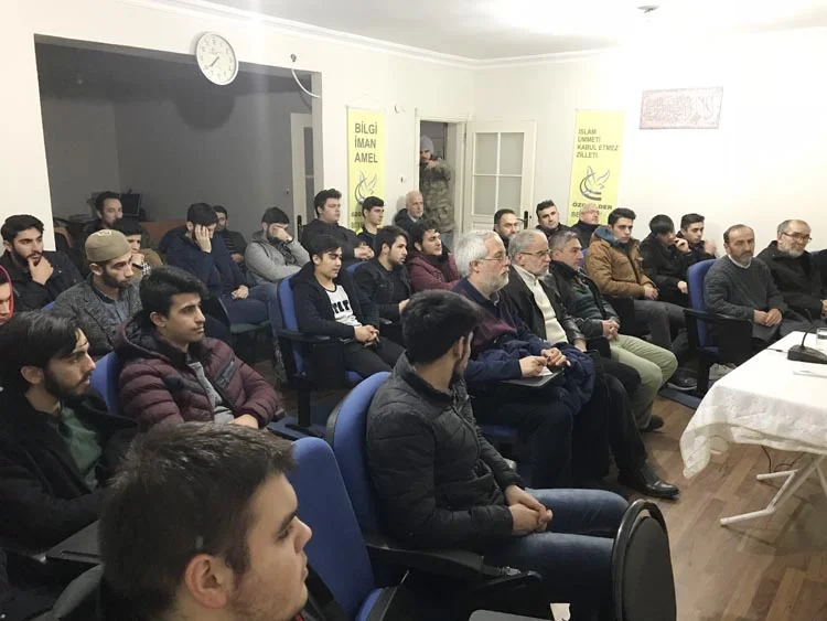 Özgür-Der Beykoz Şubesi'nde, Kenan Levent’in sunumuyla "İslam Karşısında Milliyetçilikler" konulu