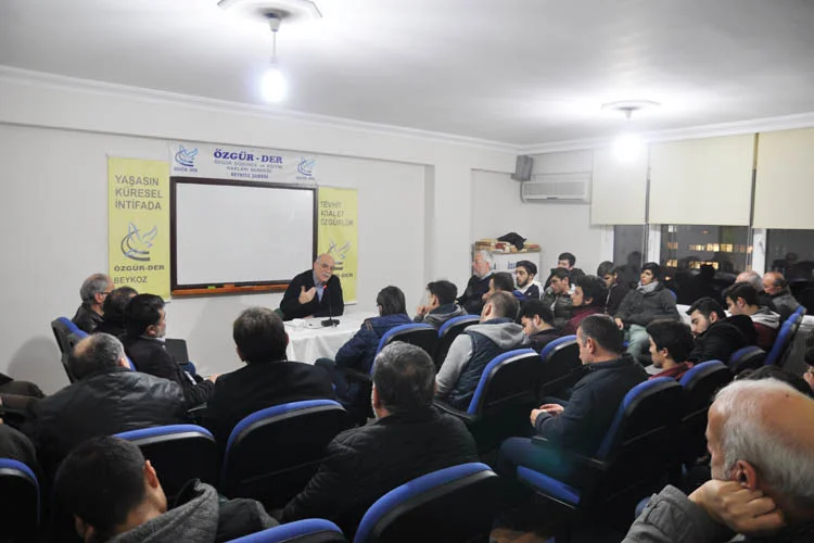 Özgür-Der Beykoz Şubesi'nin aylık seminer programları devam ediyor.