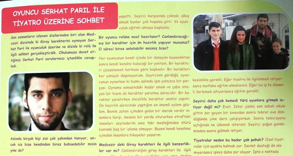 Paşabahçe Ortaokulu tarafından çıkarılan okul gazetesi “Boğaz Esintisi” 2013-2014 Döneminin