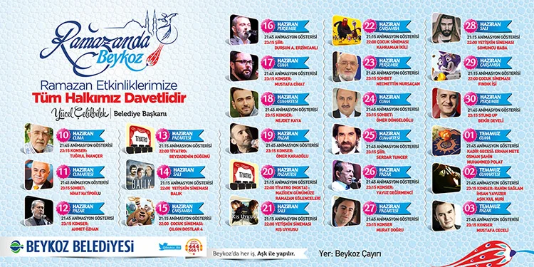 Bu Ramazan Beykoz Çayırı'nda buluşuyoruz 3 program billboar DVecGKDN5l