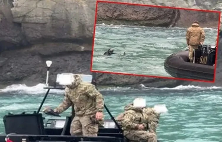 Önceki gün Sahil Güvenlik Kolluk Destek Tim Komutanlığı personeli Beykoz