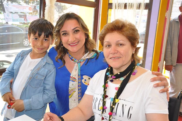 Halk Eğitim merkezi 2016-2017 dönem sonu resim sergisi Beykoz Vakfı'nda