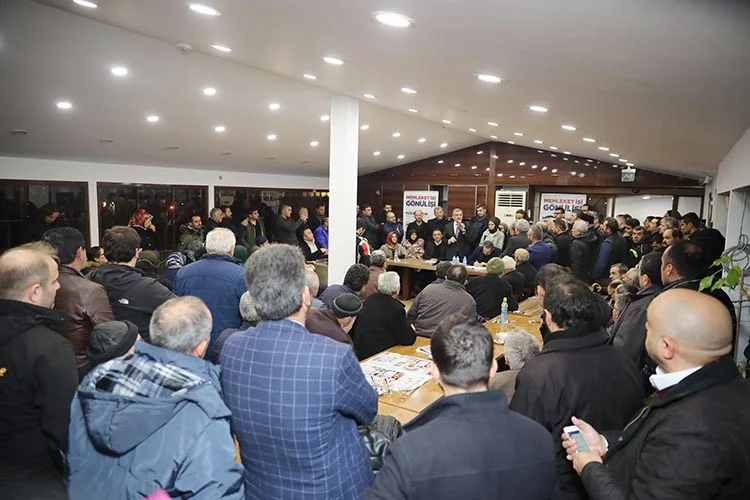 AK Parti Beykoz Belediye Başkan Adayı Murat Aydın, Rüzgarlıbahçe Mahallesi'nde