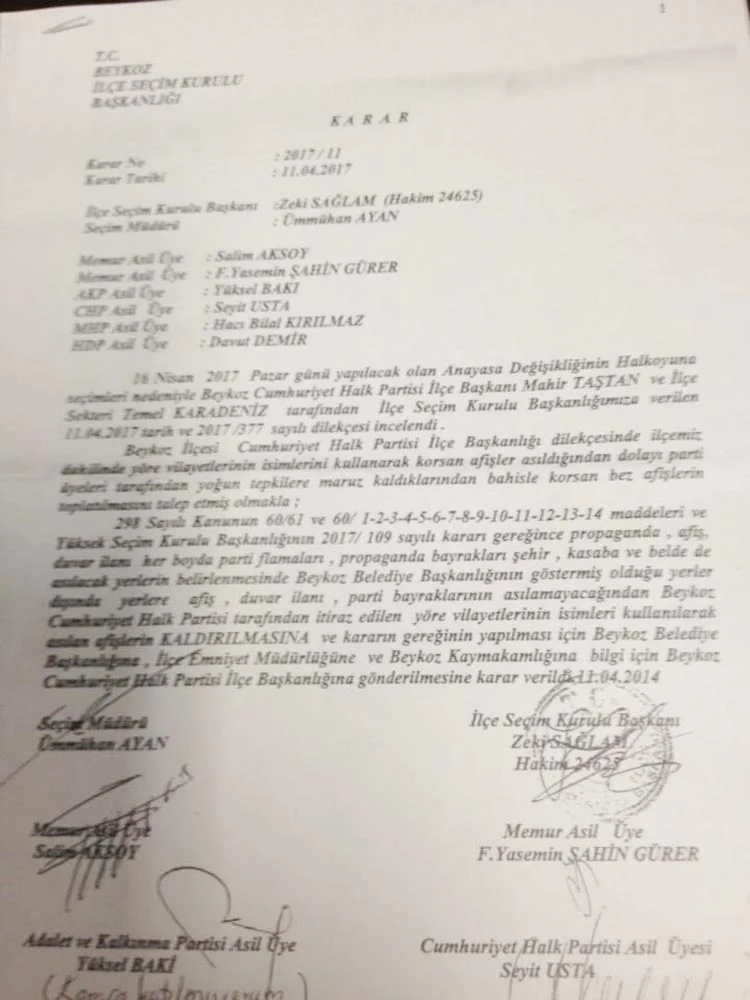 AK Parti Beykoz İlçe Başkanlığı’nın, yöre dernekleri kanalıyla açmış oldukları