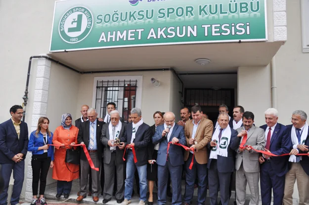 Soğuksu Spor Kulübü tesislerinin hizmete açıldığı törene Beykoz ilçe protokolü