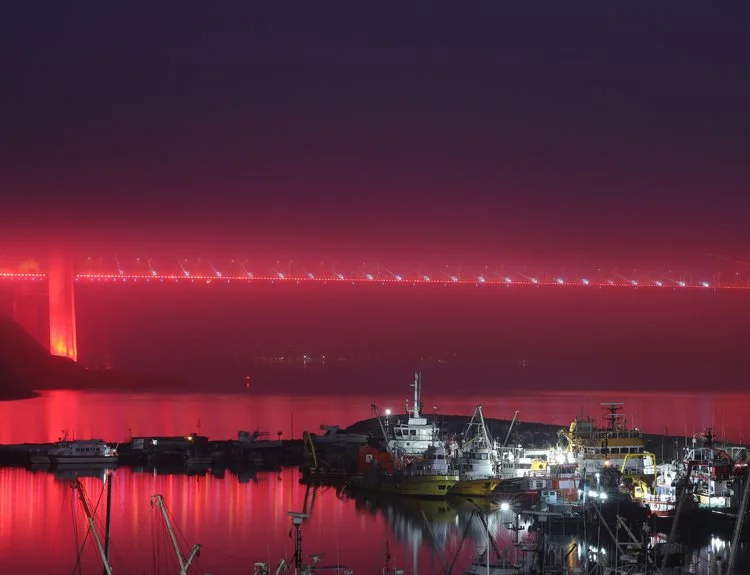 Beykoz genelinde etkili olan sis toplu taşıma kullanan ve otomobil
